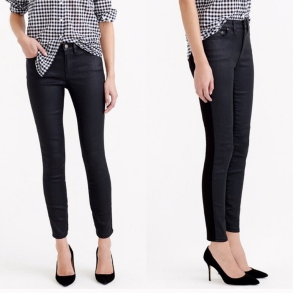 🌟Jcrew coated waxed toothpick  black denim 28 Ank